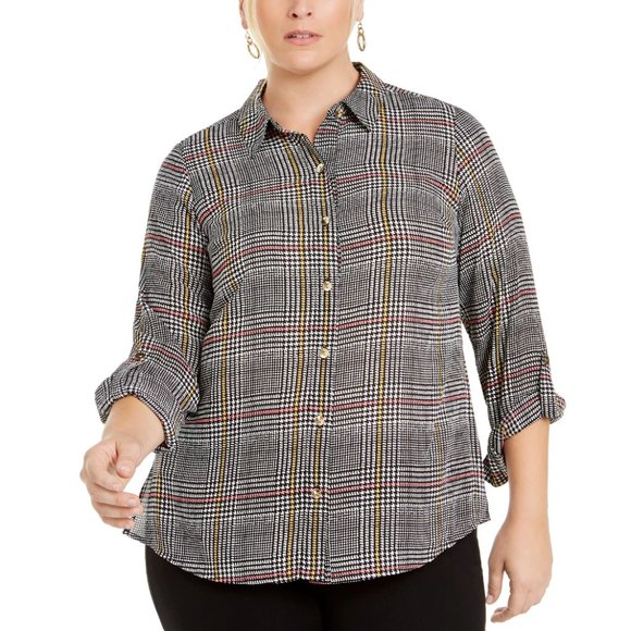 Charter Club Womens Cotton Circle Trim T Shirt Red Size Small main image 1